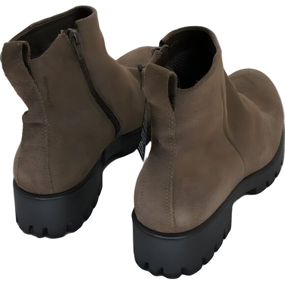 Ecco Brown Heeled Boots - Picture 3 of 6